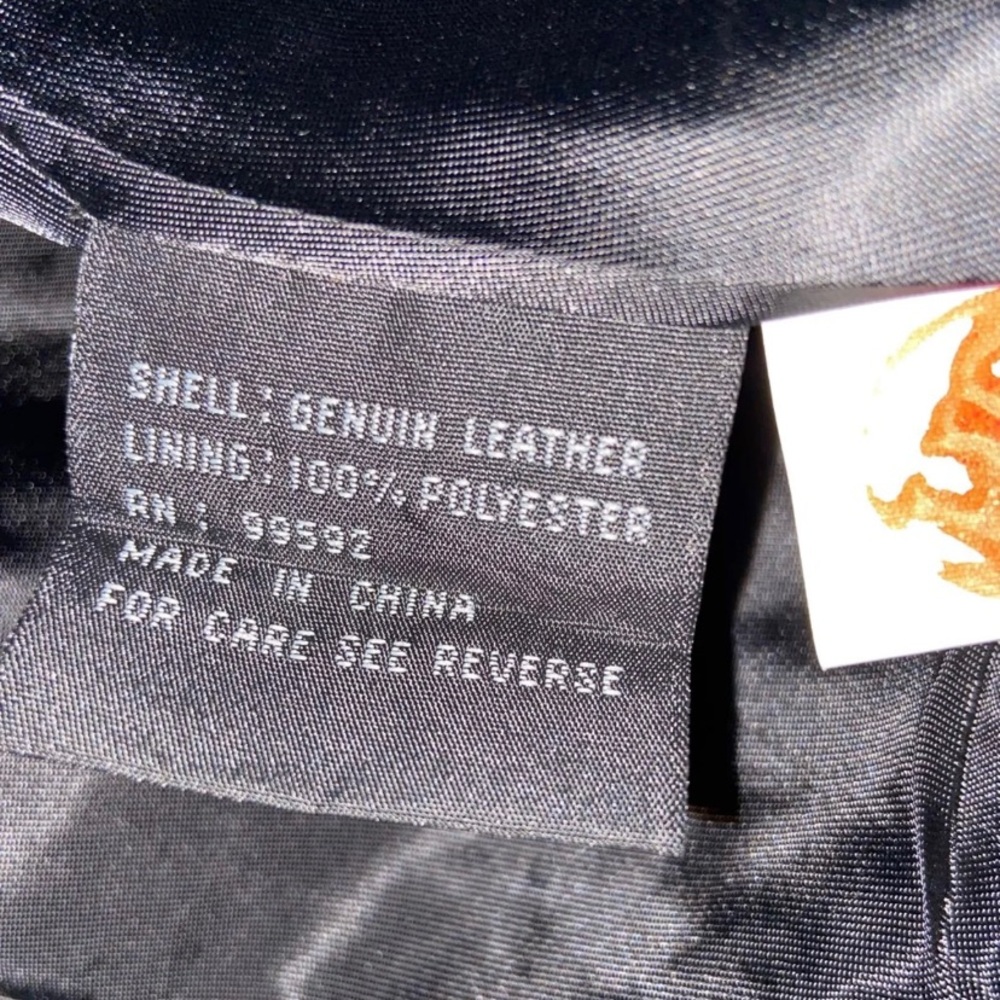 Men’s leather jacket - Picture 2 of 2